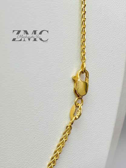 18K Gold Clover Necklace