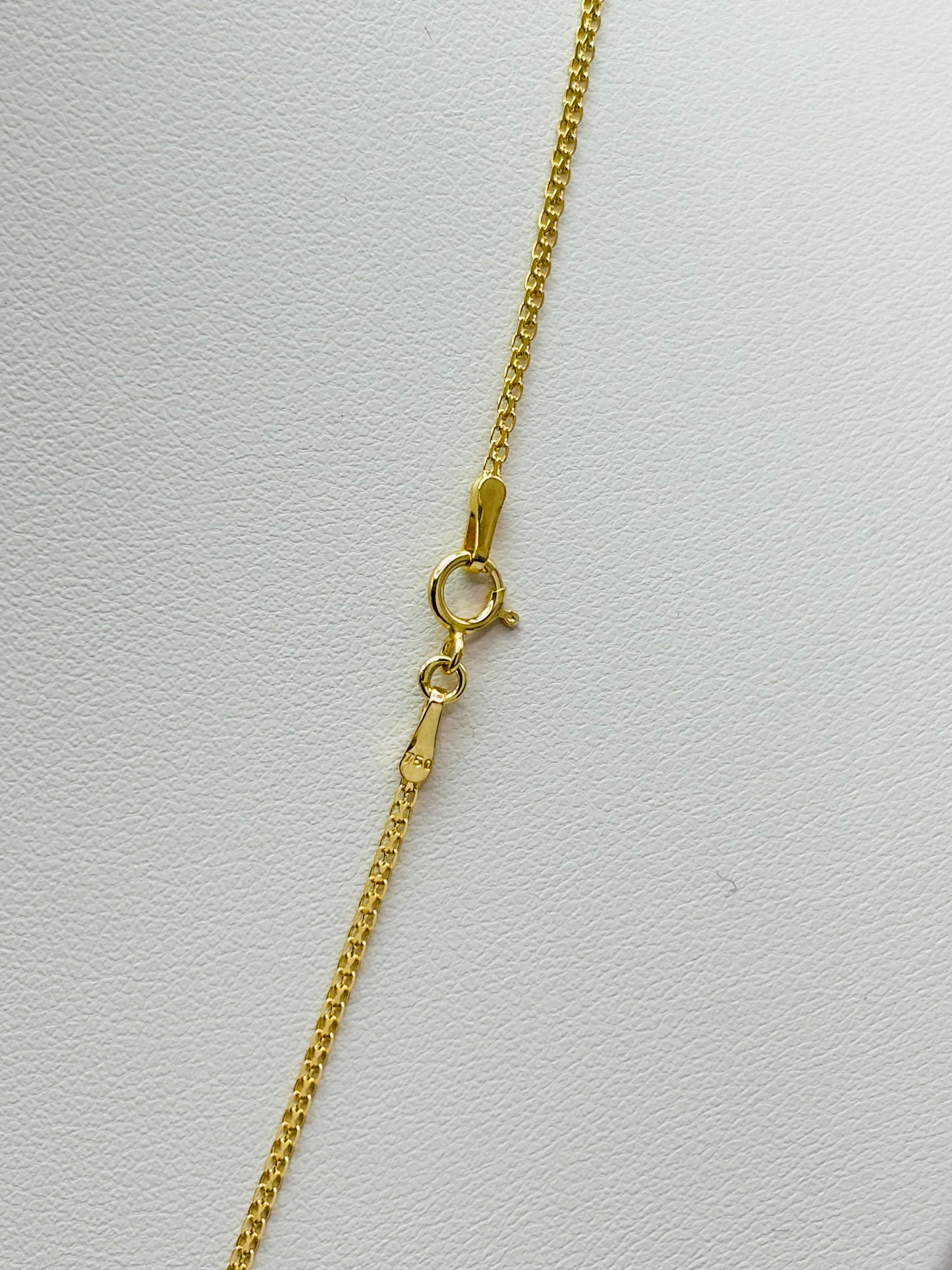 18K Gold C Necklace