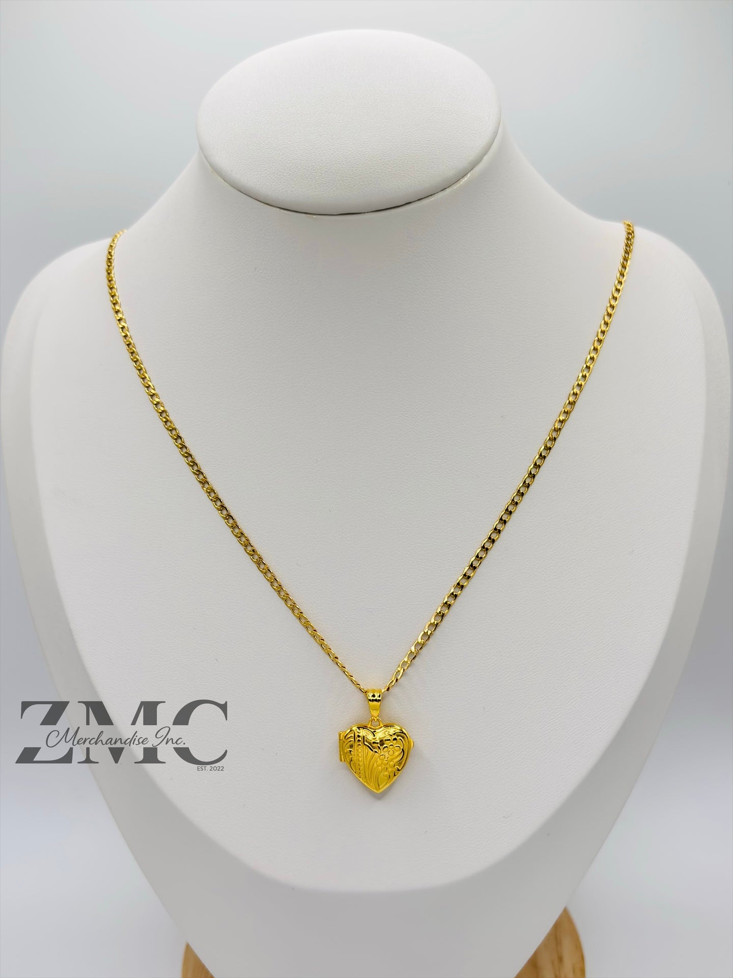 18K Gold Locket Necklace