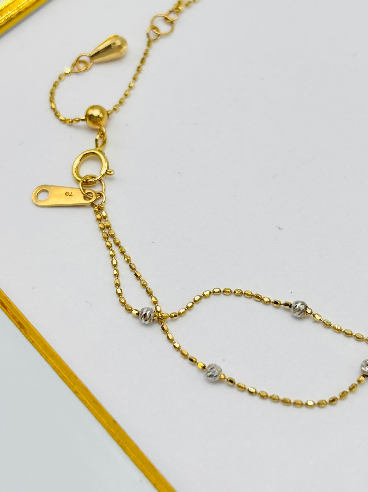 18K Gold Double Bracelet