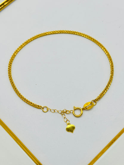 18K Gold Foxtail Bracelet