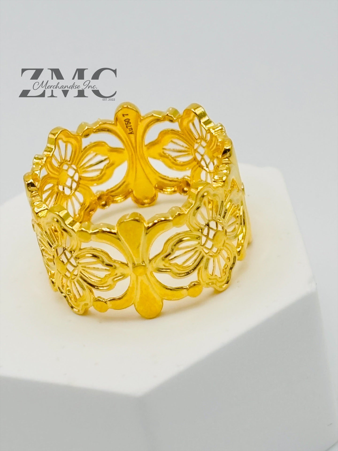 18K Gold Flower Power Ring