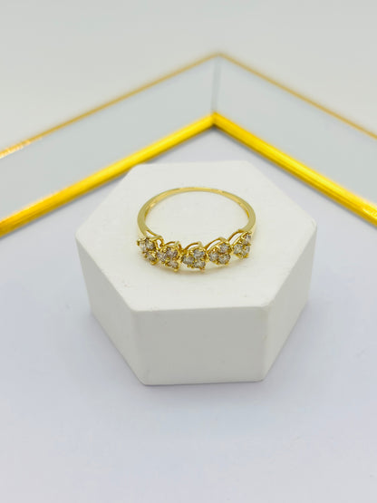 K18 Japan Gold Heart Natural Diamond Ring 0.50 carat
