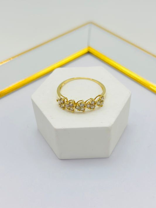 K18 Japan Gold Heart Natural Diamond Ring 0.50 carat