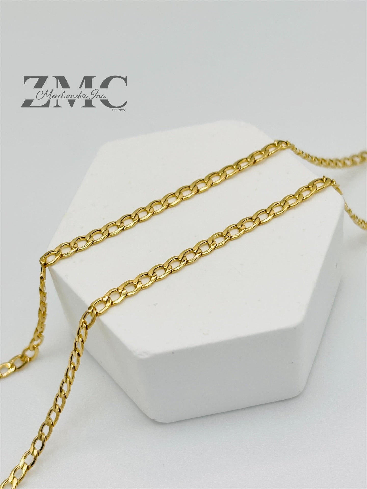 18K Gold Curb Chain