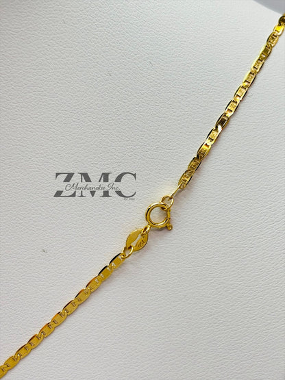 18K Gold Cross Necklace