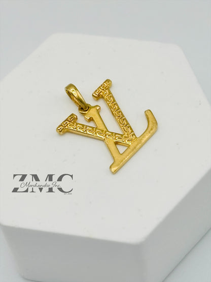 18K Gold L Pendant