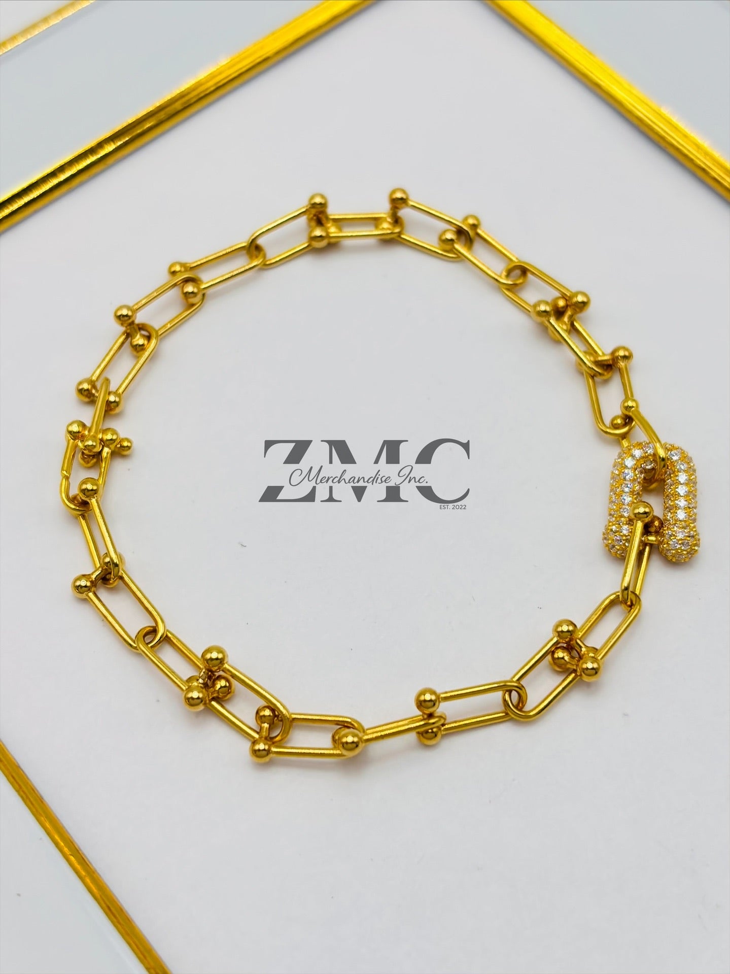 18K Gold Hardware Bracelet