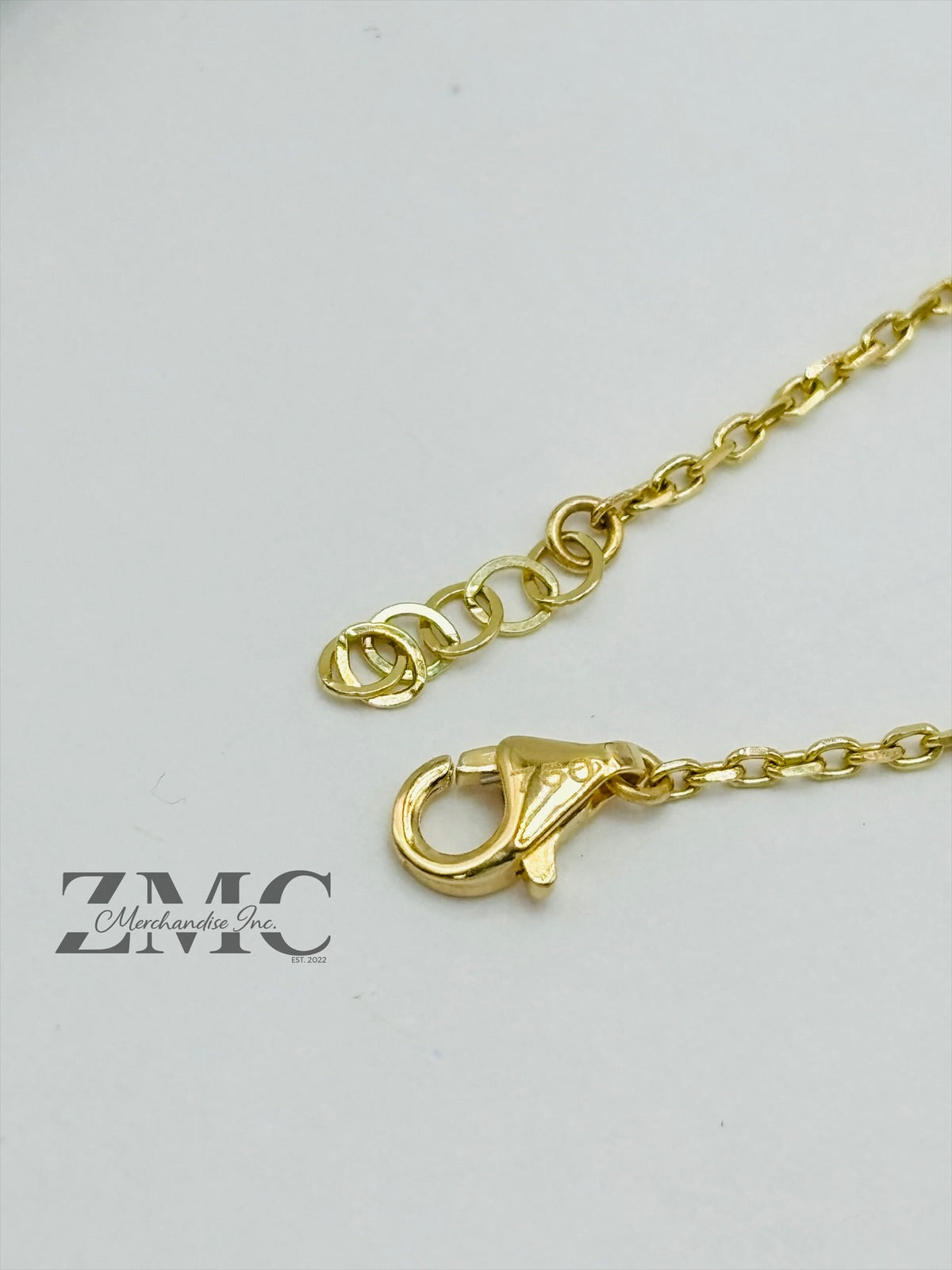 18K Gold V Attached Bracelet