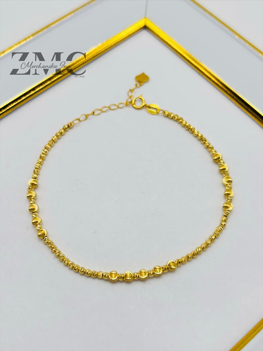 18K Gold Mirror Ball Bracelet