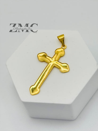 18K Gold Cross Pendant