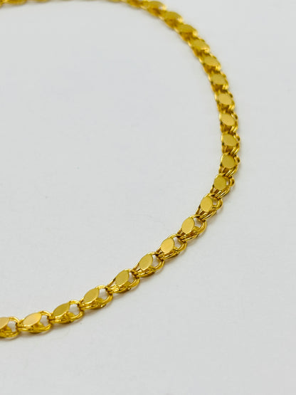 18K Gold Slim Damascus Bracelet