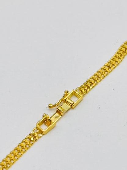 K18 Japan Gold Heartbizz Bracelet 2.9 mm