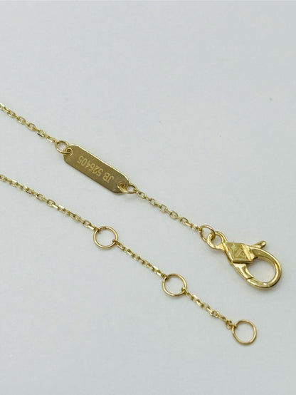 18K Gold Clover Bracelet