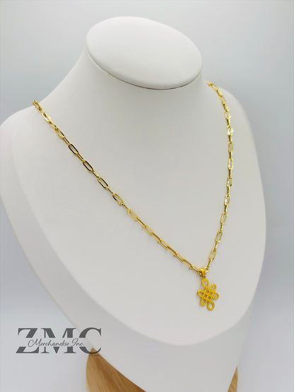 18K Gold Lucky Mystic Necklace