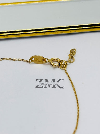 18K Gold Double Circle Bracelet
