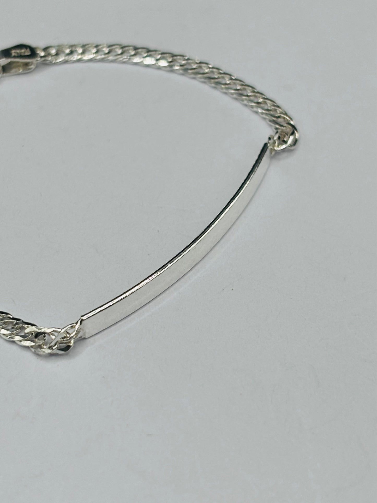 S925 Silver Name Japan Style Kids Bracelet