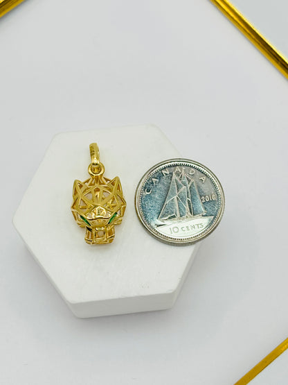 K18 Japan Gold Panther Pendant