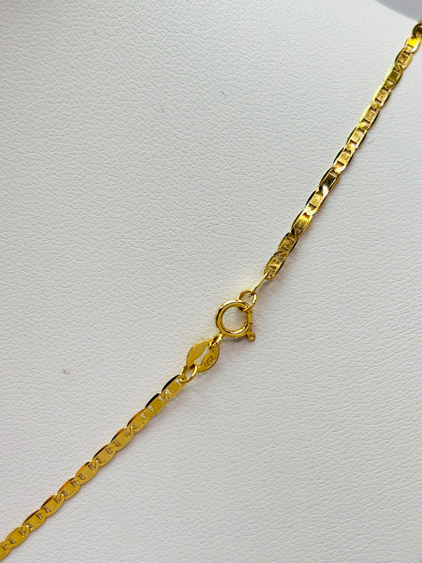 18K Gold Cross Necklace