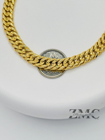 18K Gold Cuban Bracelet