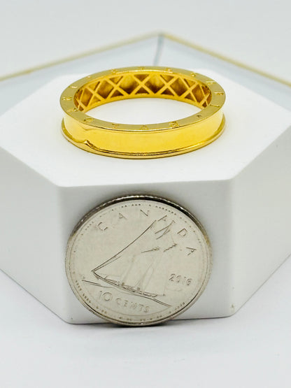 18K Gold B. Plain Ring