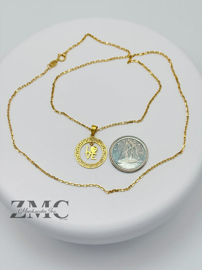 18K Gold Love Necklace