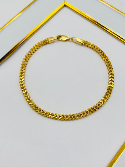 18K Gold Foxtail Bracelet