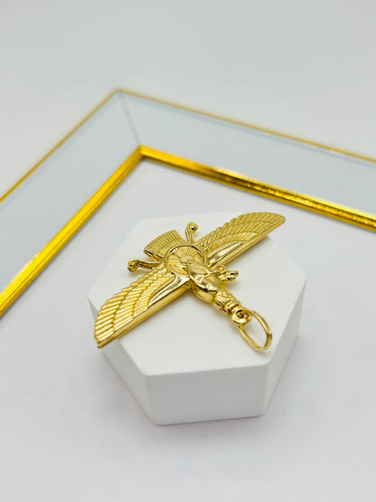 18K Gold Farvahar Pendant