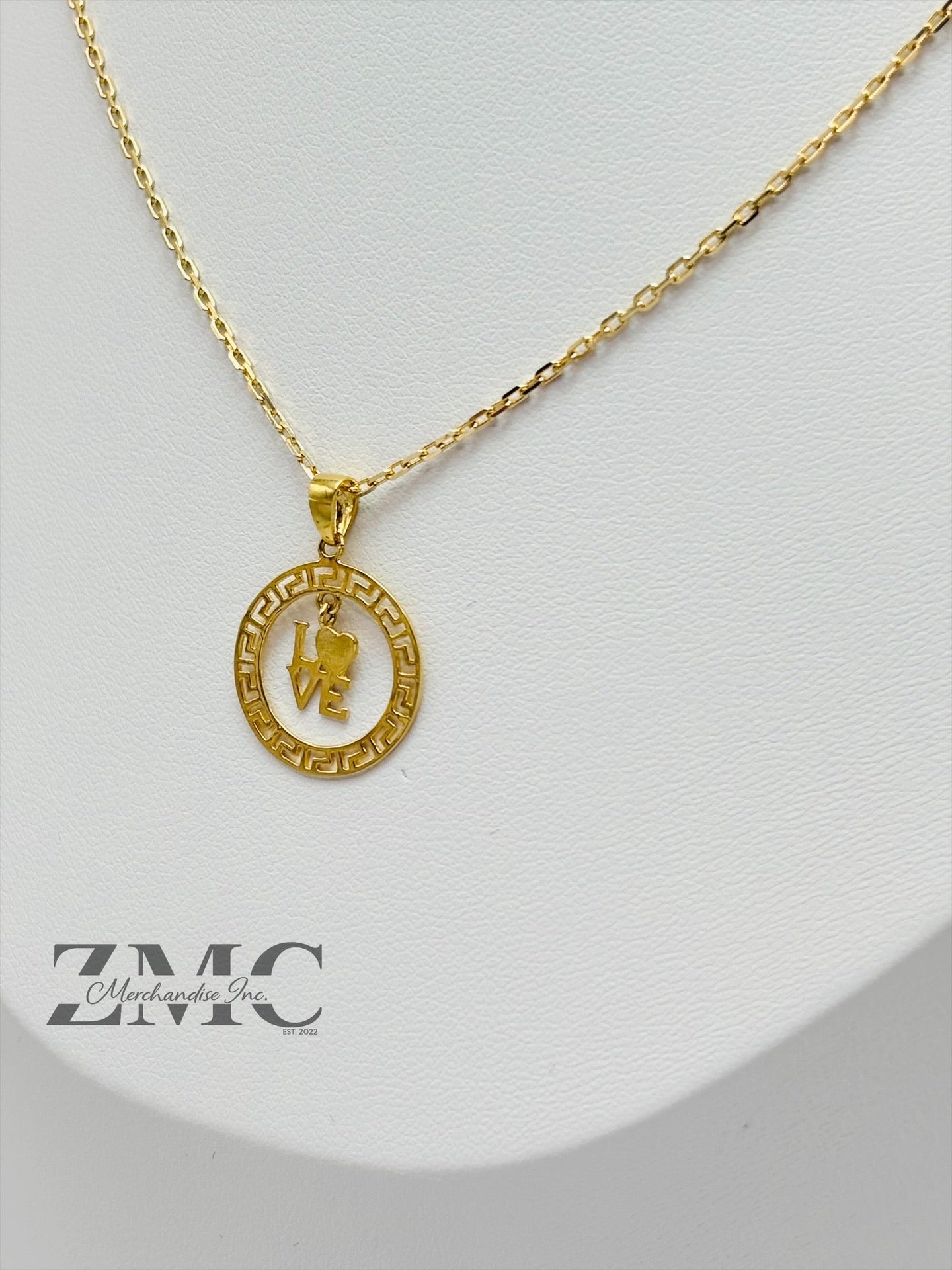 18K Gold Love Necklace