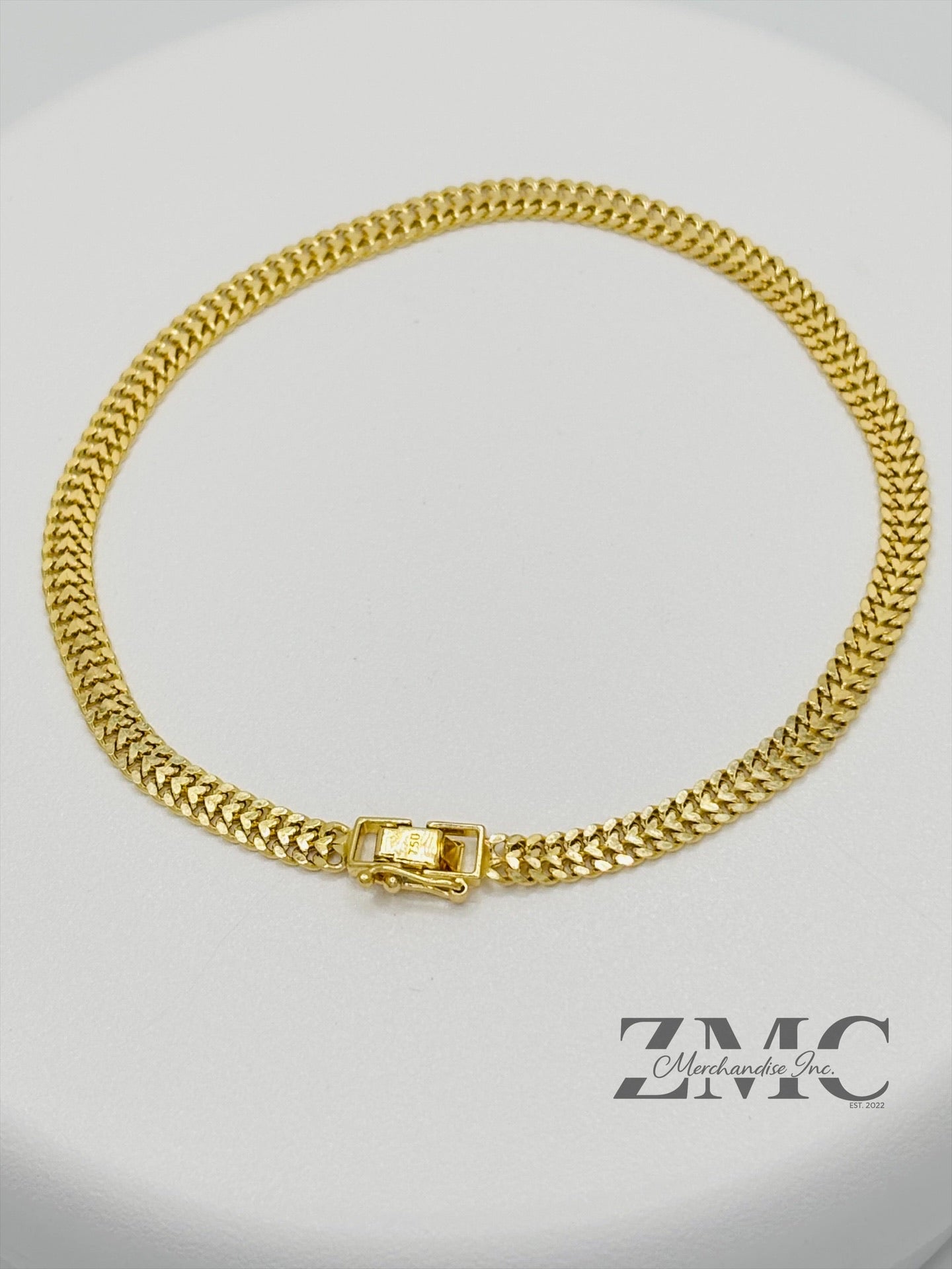 18K Gold Heartbiz Braclet
