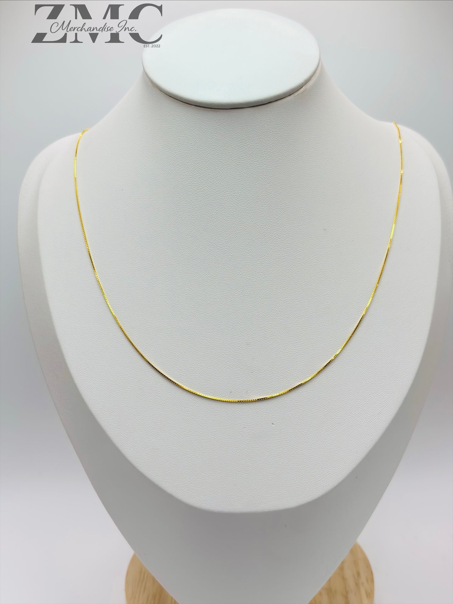18K Gold Box Chain
