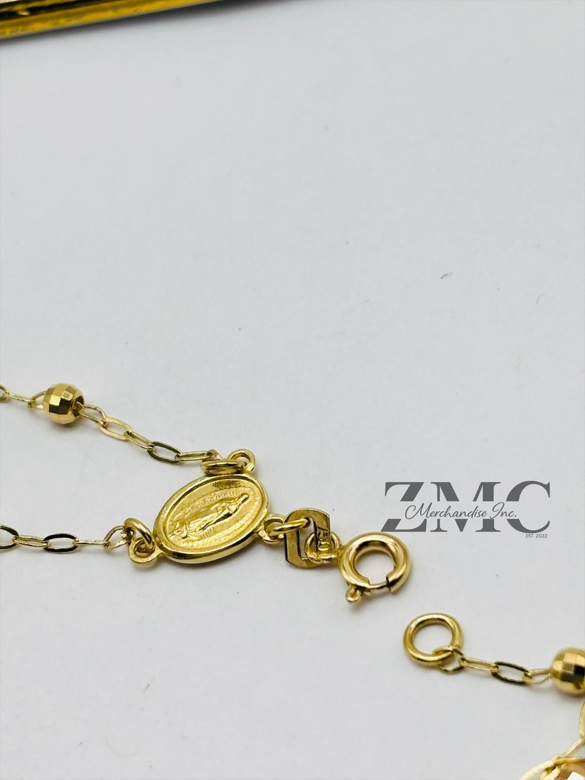 18K Gold Rosary Bracelet