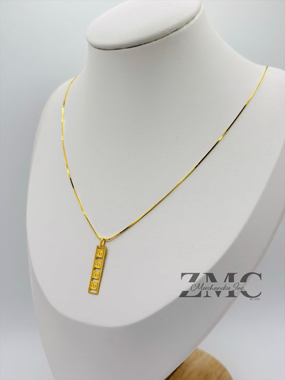 18K Gold Snake Necklace