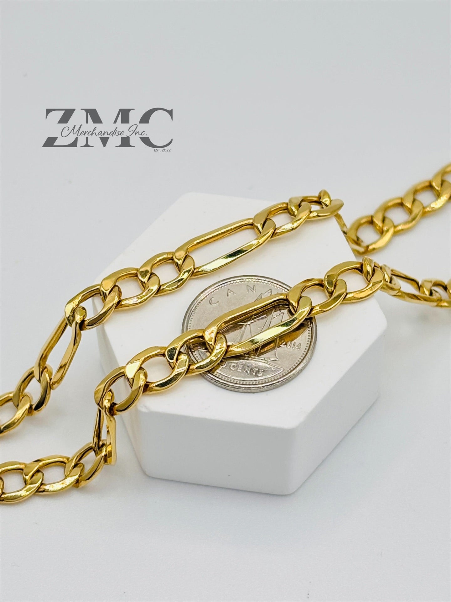 18K Gold Figaro Chain