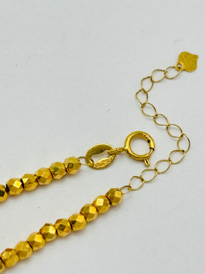 18K Gold Mirror Ball Bracelet