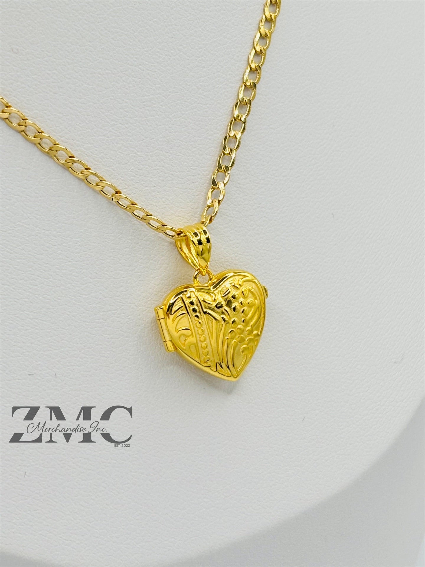 18K Gold Locket Necklace