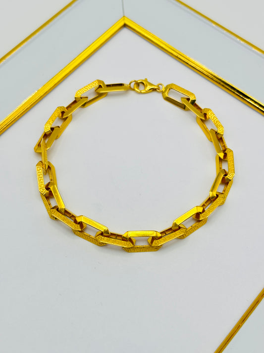 18K Gold F Bracelet