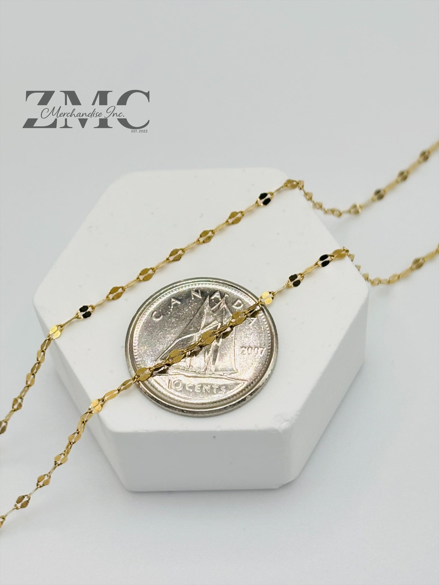 18K Gold Dancing Chain