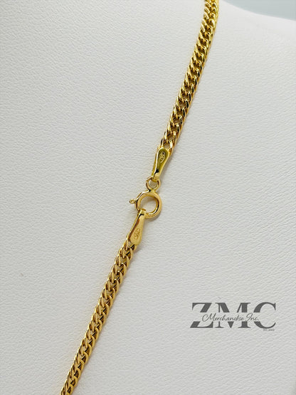 18K Gold Anchor Necklace