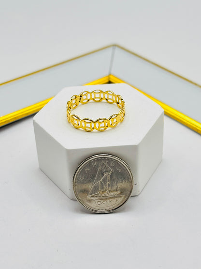 K18 Japan Money Catcher Ring