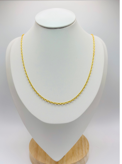 18K Gold Link Chain