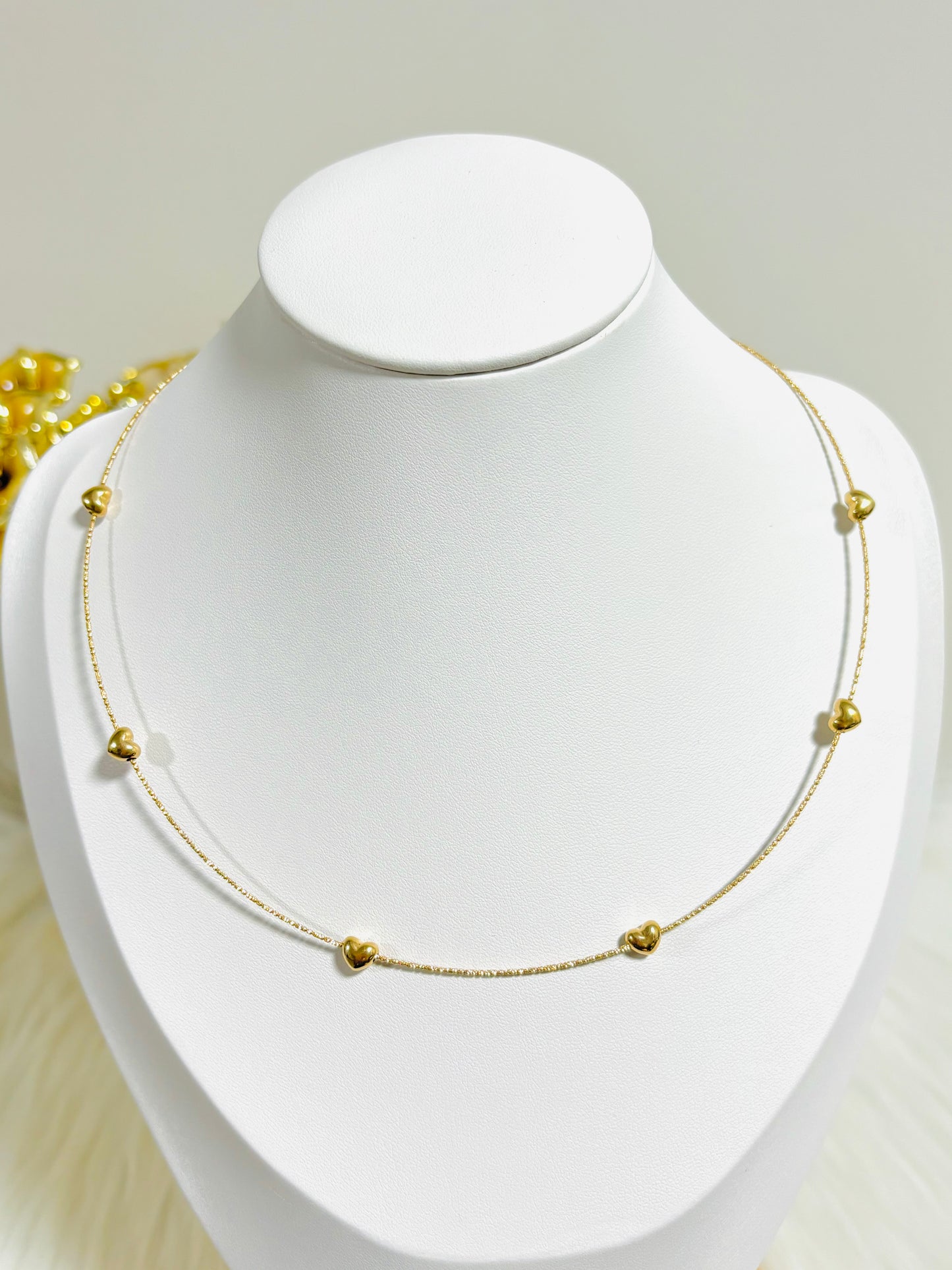 18k Japan Gold Omega necklace