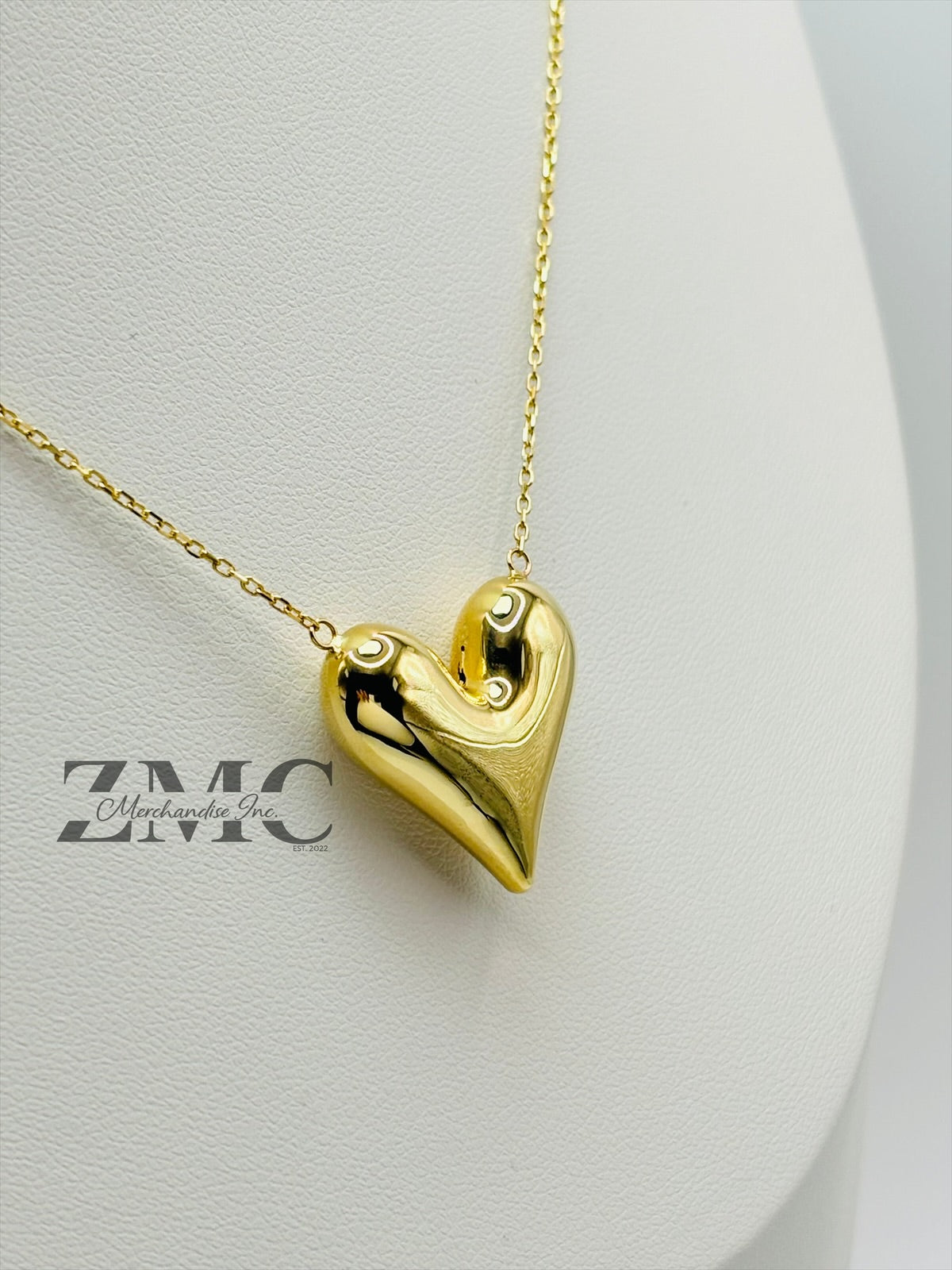 K18 Japan Gold Attached Heart Necklace