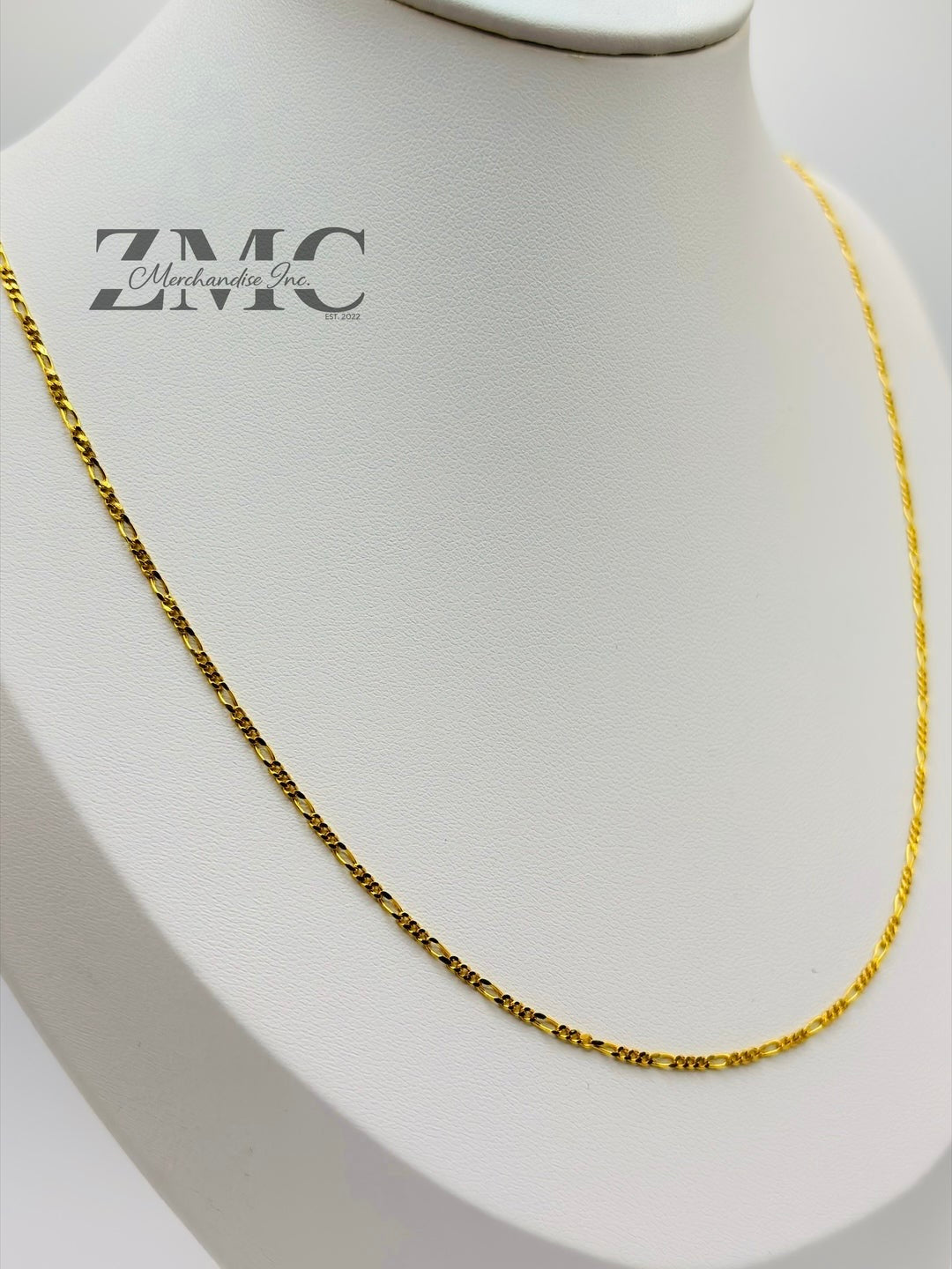 18K Gold Figaro Chain