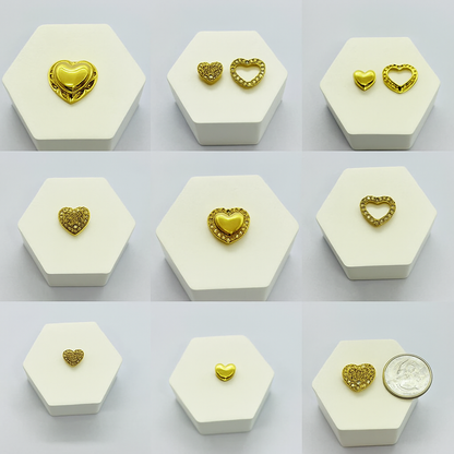 K18 Japan Gold Many Ways Pendant Natural Diamonds with FREE 18K Gold Chain