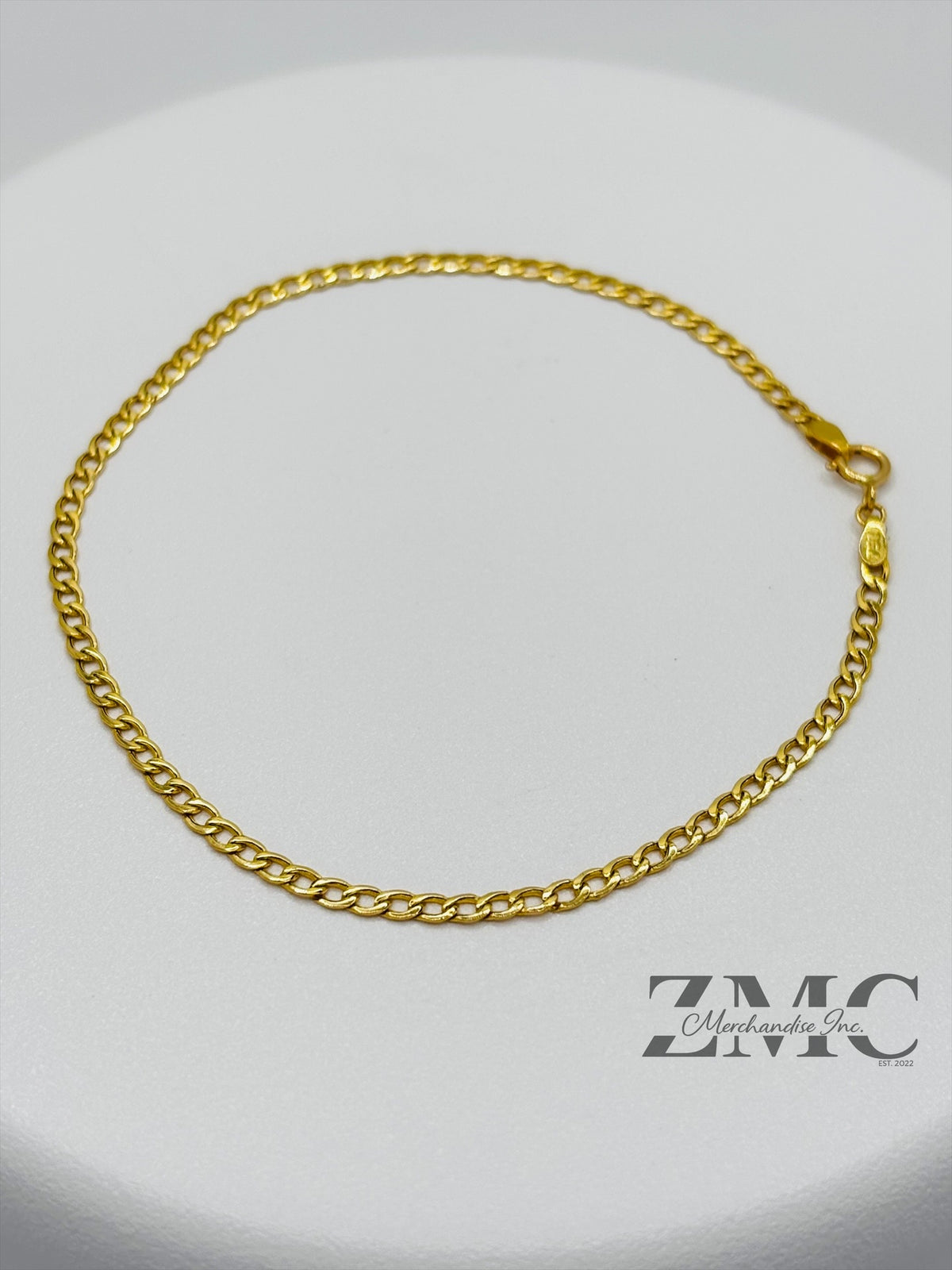 18K Gold Cadena Bracelet 2.4 mm