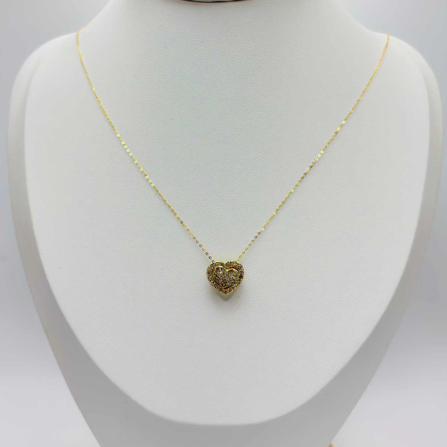 K18 Japan Gold Many Ways Pendant Natural Diamonds with FREE 18K Gold Chain