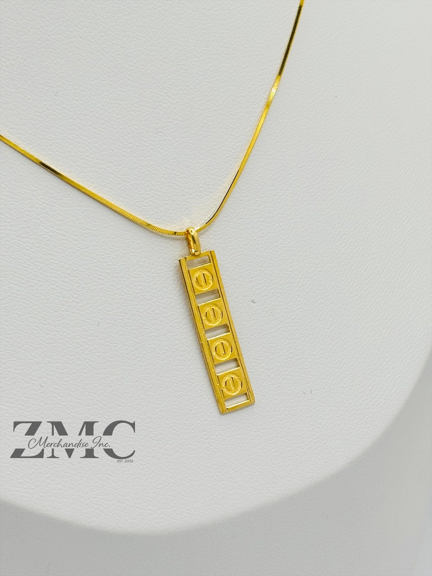 18K Gold Snake Necklace