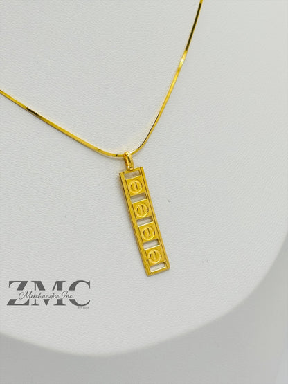 18K Gold Snake Necklace