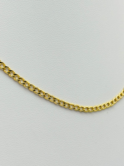 18K Gold Curb Chain